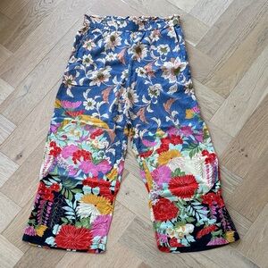 Anthropologie Floral Patterned Bottoms - Multicolor